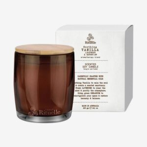 Vanilla scented soy candle
